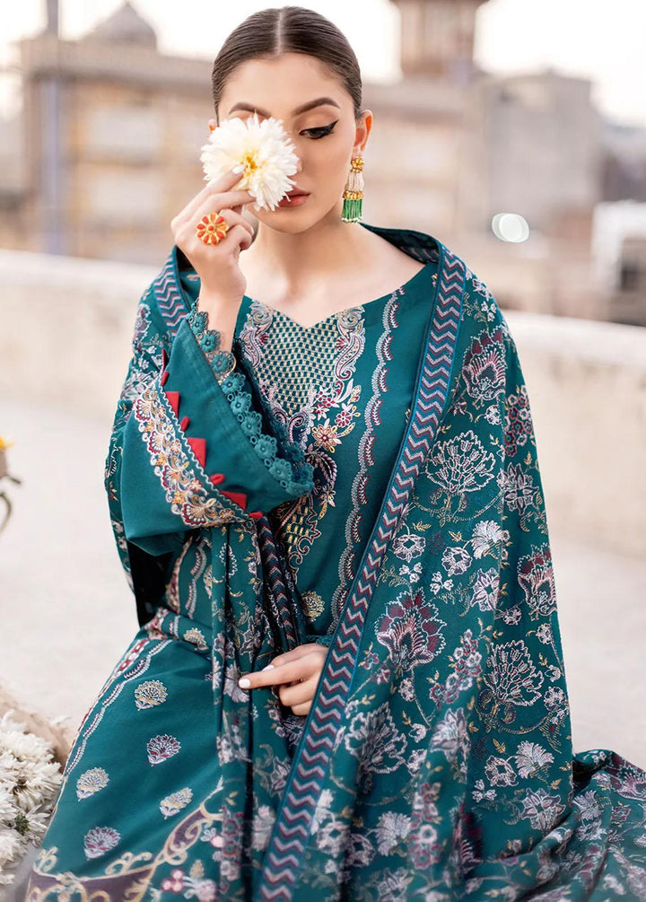 Reet By Ramsha Embroidered Karandi Suits Unstitched 3 Piece RSH22-R8 R-804 - Luxury Collection