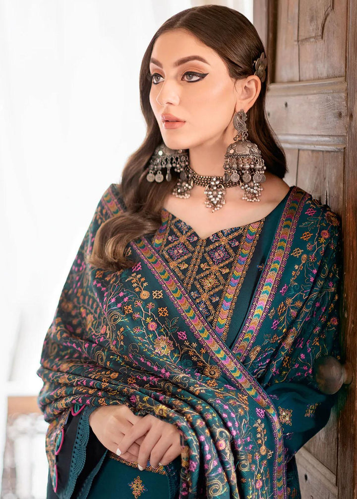 Reet By Ramsha Embroidered Karandi Suits Unstitched 3 Piece RSH22-R8 R-806 - Luxury Collection