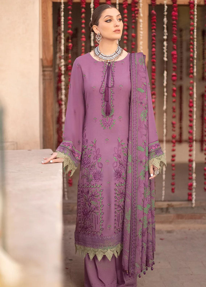 Reet By Ramsha Embroidered Karandi Suits Unstitched 3 Piece RSH22-R8 R-807 - Luxury Collection