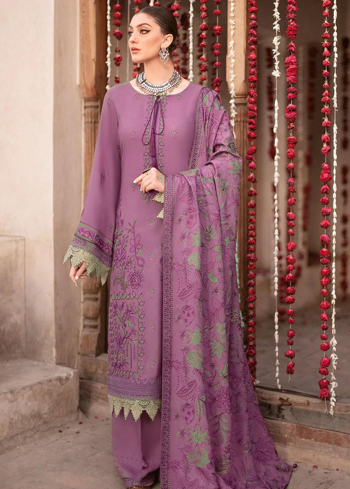 Reet By Ramsha Embroidered Karandi Suits Unstitched 3 Piece RSH22-R8 R-807 - Luxury Collection