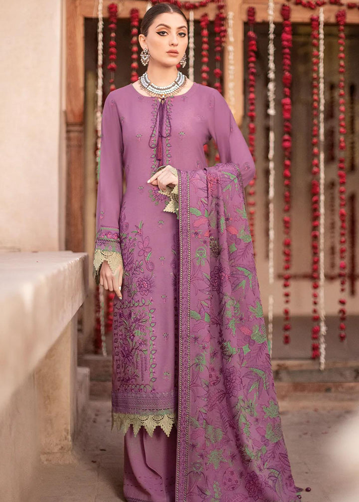 Reet By Ramsha Embroidered Karandi Suits Unstitched 3 Piece RSH22-R8 R-807 - Luxury Collection