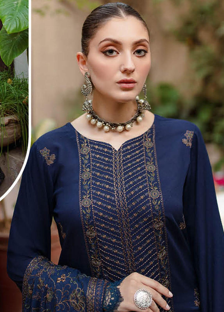 Reet By Ramsha Embroidered Karandi Suits Unstitched 3 Piece RSH22-R7 R-704 - Winter Collection