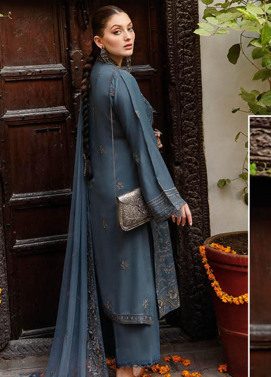 Reet By Ramsha Embroidered Karandi Suits Unstitched 3 Piece RSH22-R7 R-705 - Winter Collection