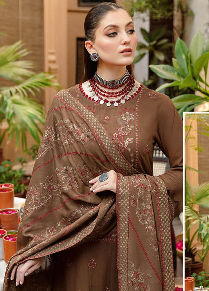 Reet By Ramsha Embroidered Karandi Suits Unstitched 3 Piece RSH22-R7 R-706 - Winter Collection