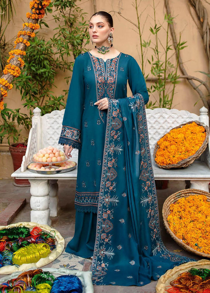 Reet By Ramsha Embroidered Karandi Suits Unstitched 3 Piece RSH22-R7 R-707 - Winter Collection