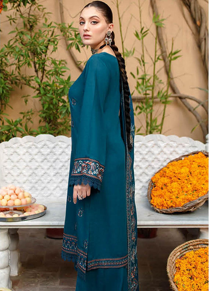 Reet By Ramsha Embroidered Karandi Suits Unstitched 3 Piece RSH22-R7 R-707 - Winter Collection
