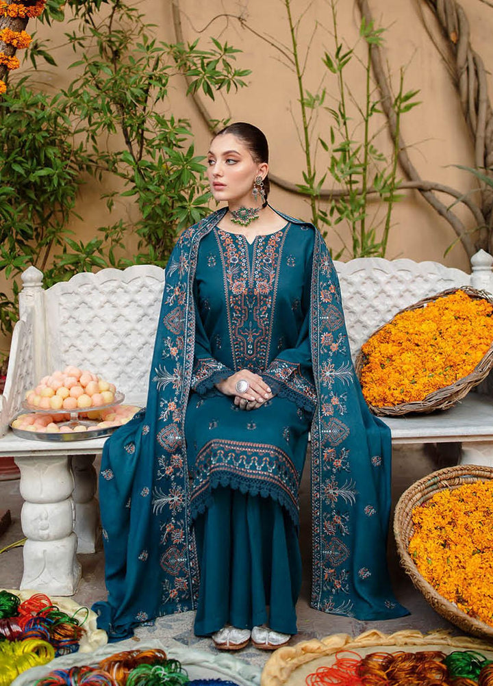 Reet By Ramsha Embroidered Karandi Suits Unstitched 3 Piece RSH22-R7 R-707 - Winter Collection