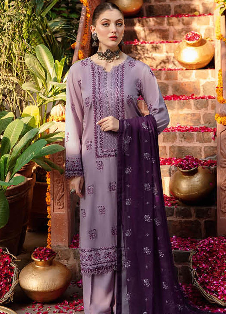 Reet By Ramsha Embroidered Karandi Suits Unstitched 3 Piece RSH22-R7 R-708 - Winter Collection