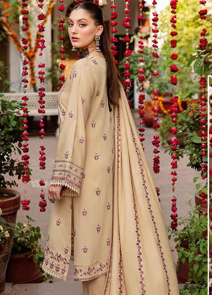 Reet By Ramsha Embroidered Karandi Suits Unstitched 3 Piece RSH22-R7 R-709 - Winter Collection