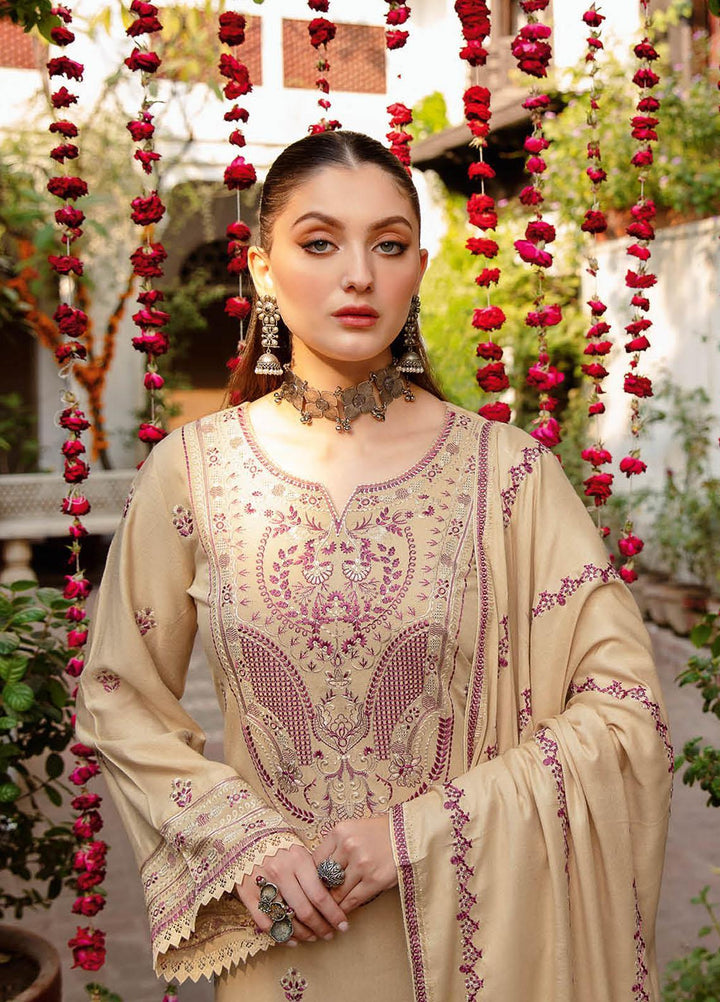 Reet By Ramsha Embroidered Karandi Suits Unstitched 3 Piece RSH22-R7 R-709 - Winter Collection