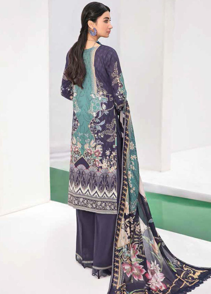 Reet By Ramsha Embroidered Lawn Suits Unstitched 3 Piece RSH22-R4 R-403 - Luxury Collection