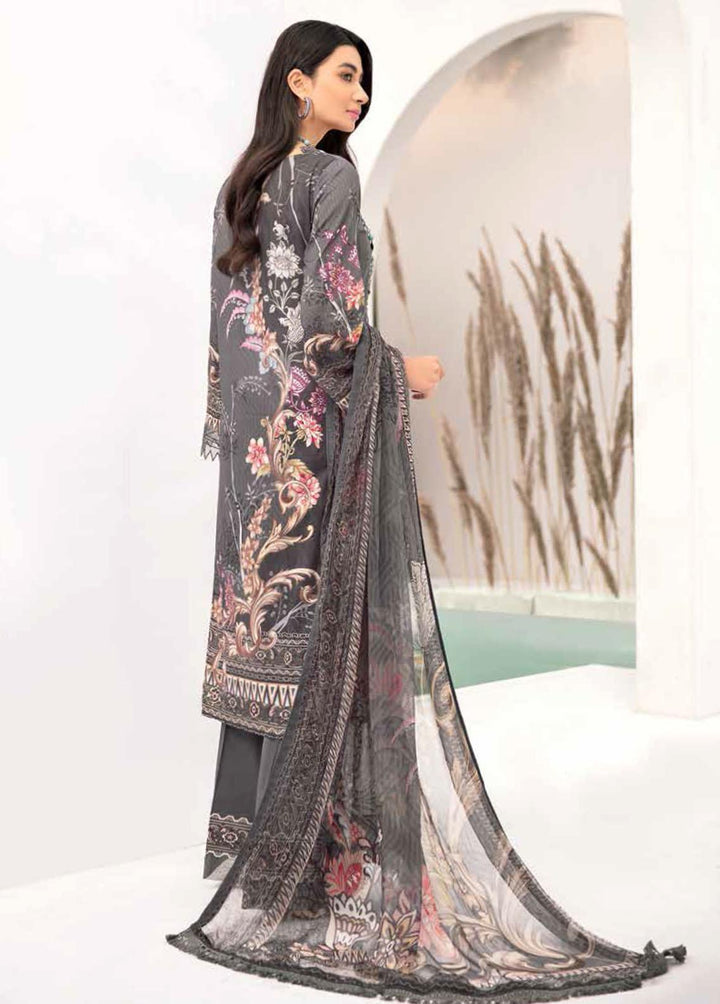 Reet By Ramsha Embroidered Lawn Suits Unstitched 3 Piece RSH22-R4 R-408 - Luxury Collection