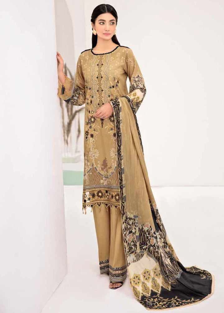 Reet By Ramsha Embroidered Lawn Suits Unstitched 3 Piece RSH22-R4 R-412 - Luxury Collection