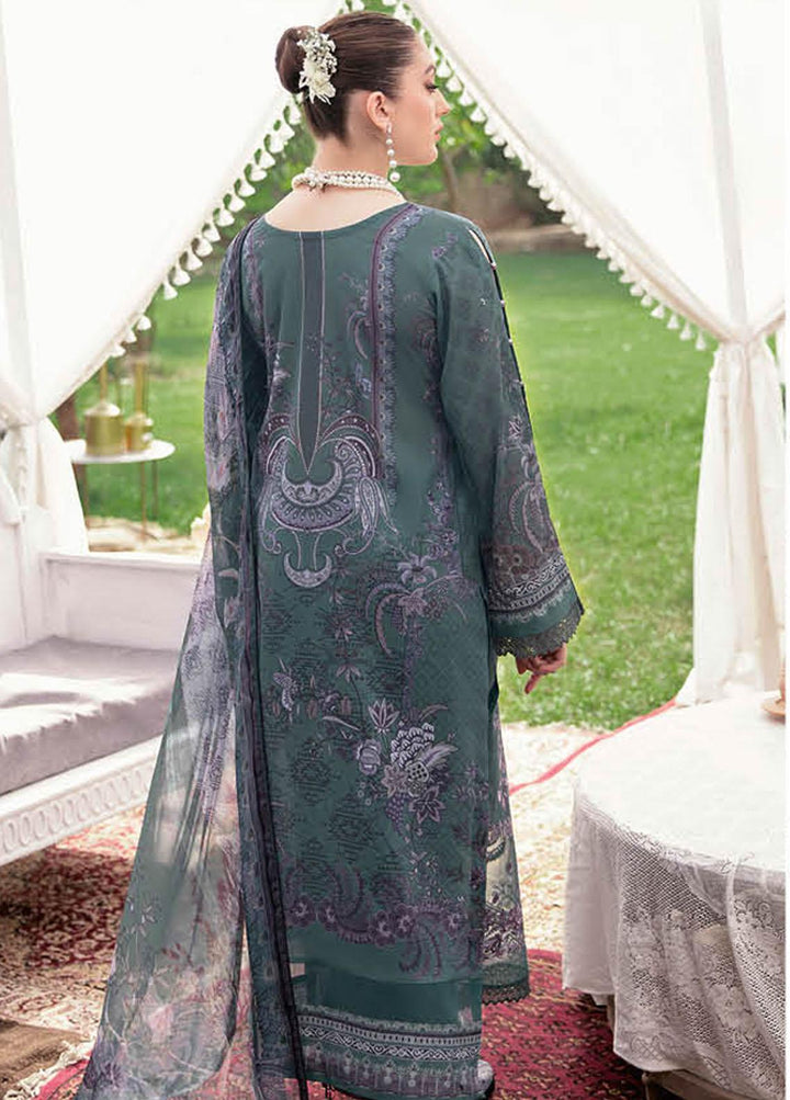 Reet By Ramsha Embroidered Lawn Suits Unstitched 3 Piece RSH22-R5 R-511 - Luxury Collection