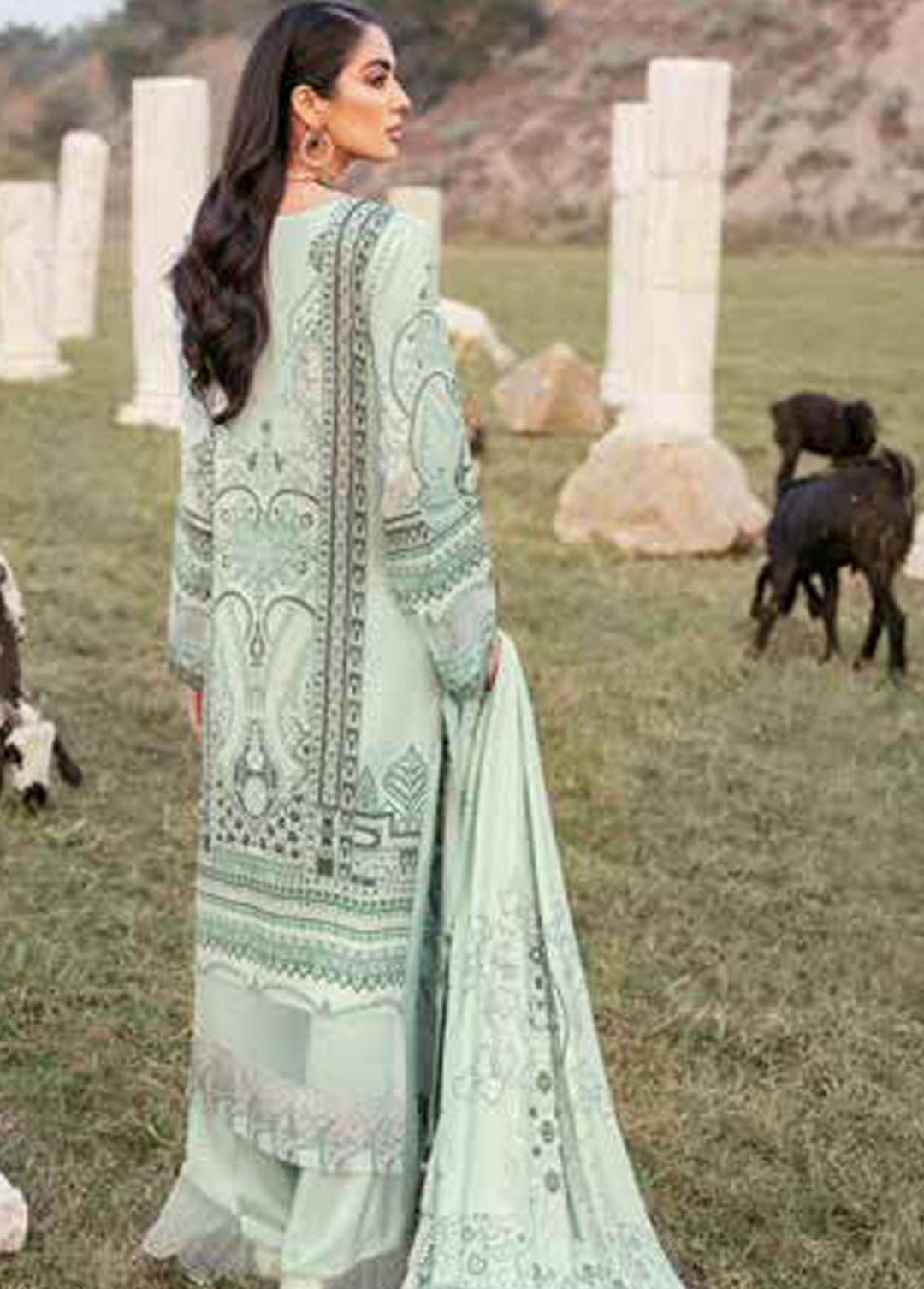 Reet By Ramsha Embroidered Viscose Suits Unstitched 3 Piece RSH21-R3 R-302 - Winter Collection