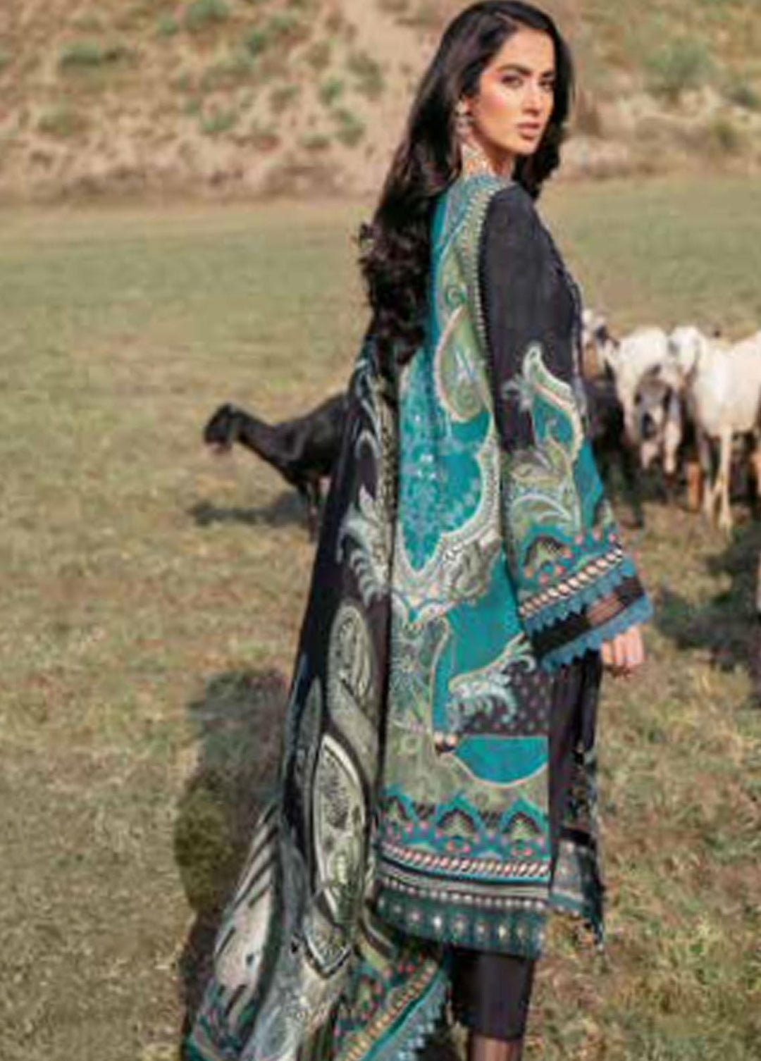 Reet By Ramsha Embroidered Viscose Suits Unstitched 3 Piece RSH21-R3 R-303 - Winter Collection