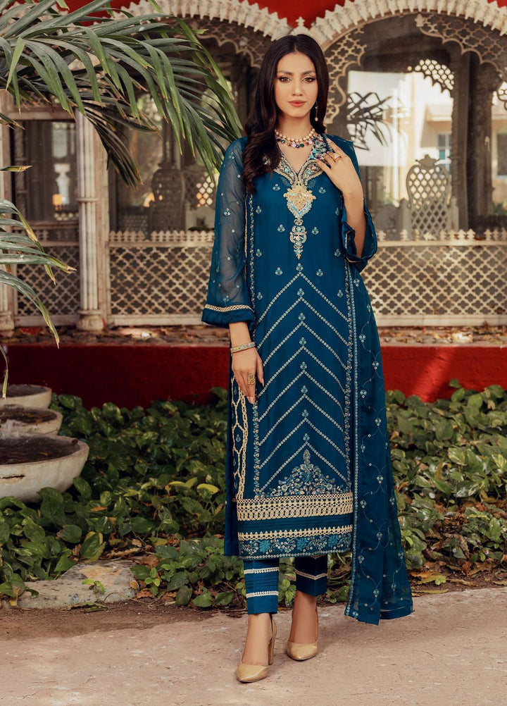 Shamooz Luxury Pret  Chiffon 3 Piece Suit Ruhi SEM-0433