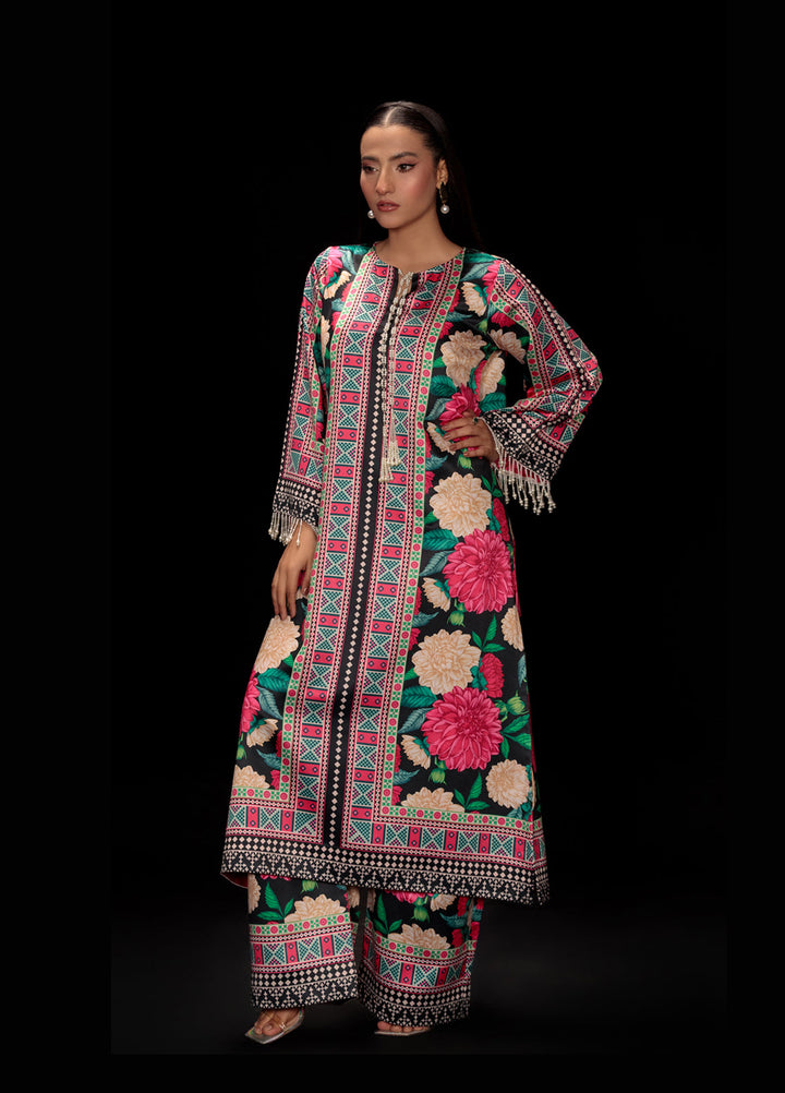 Reet Clothing Pret printed Silk 2 Piece Suit Blossara