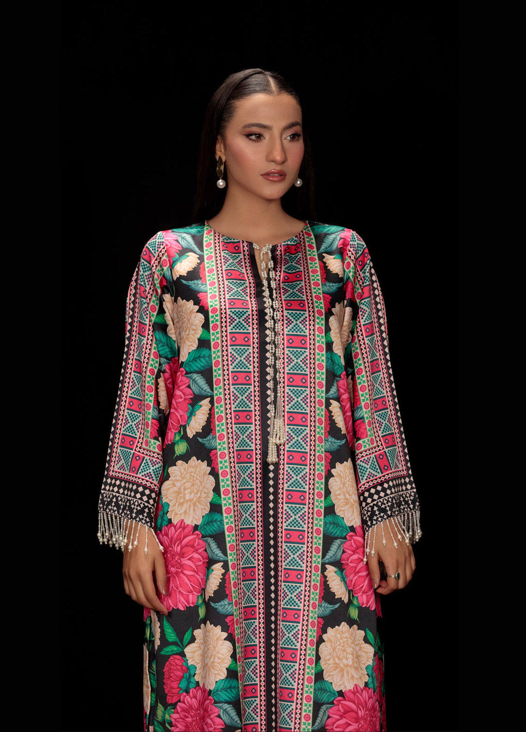 Reet Clothing Pret printed Silk 2 Piece Suit Blossara