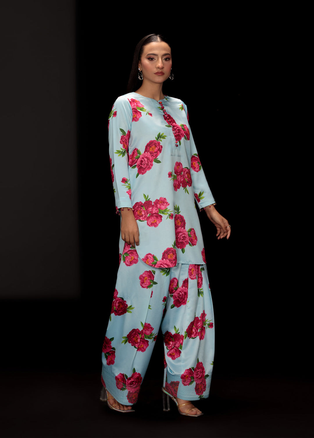 Reet Clothing Pret printed Silk 2 Piece Suit Celora