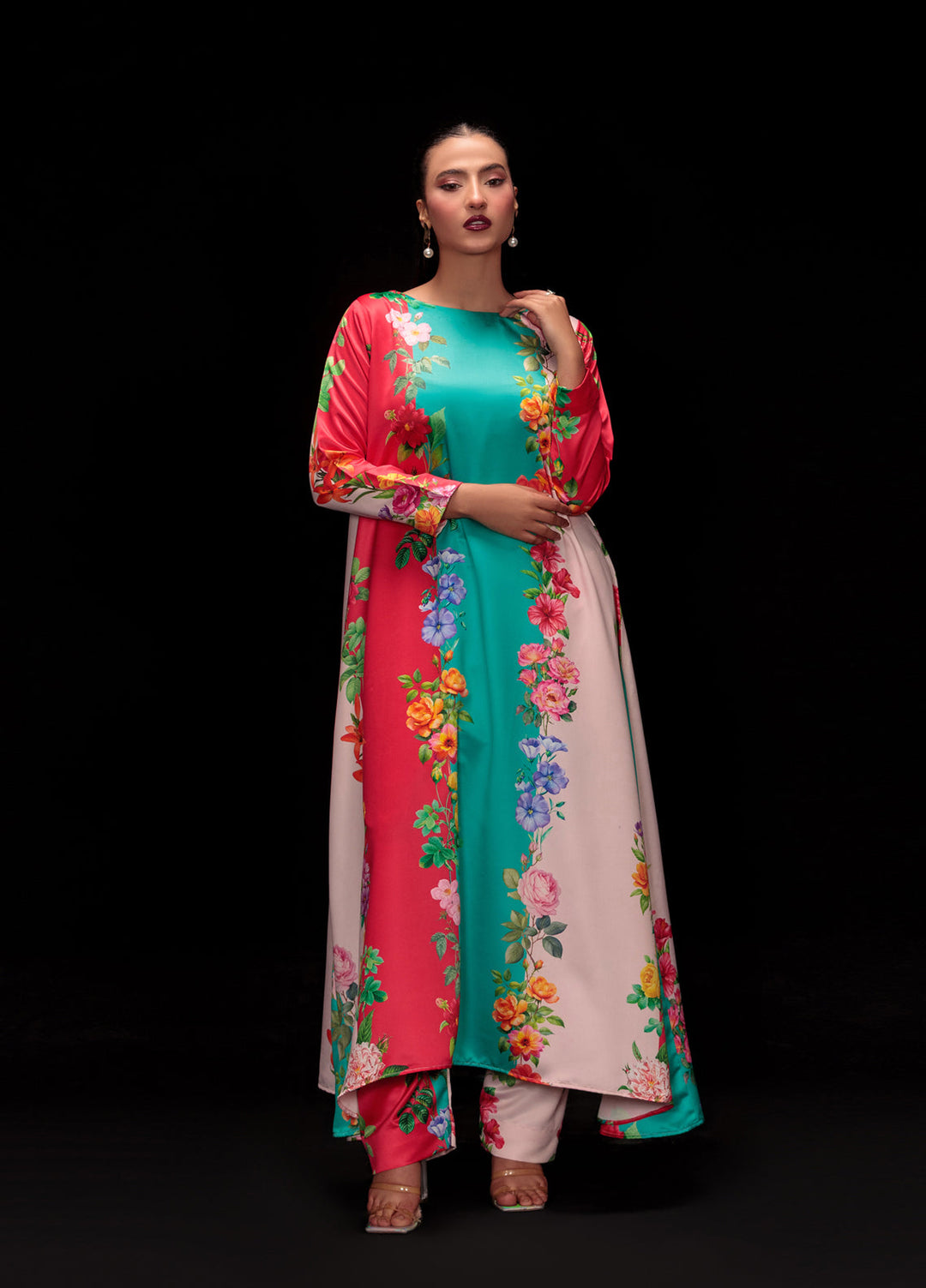 Reet Clothing Pret printed Silk 2 Piece Suit Edenia