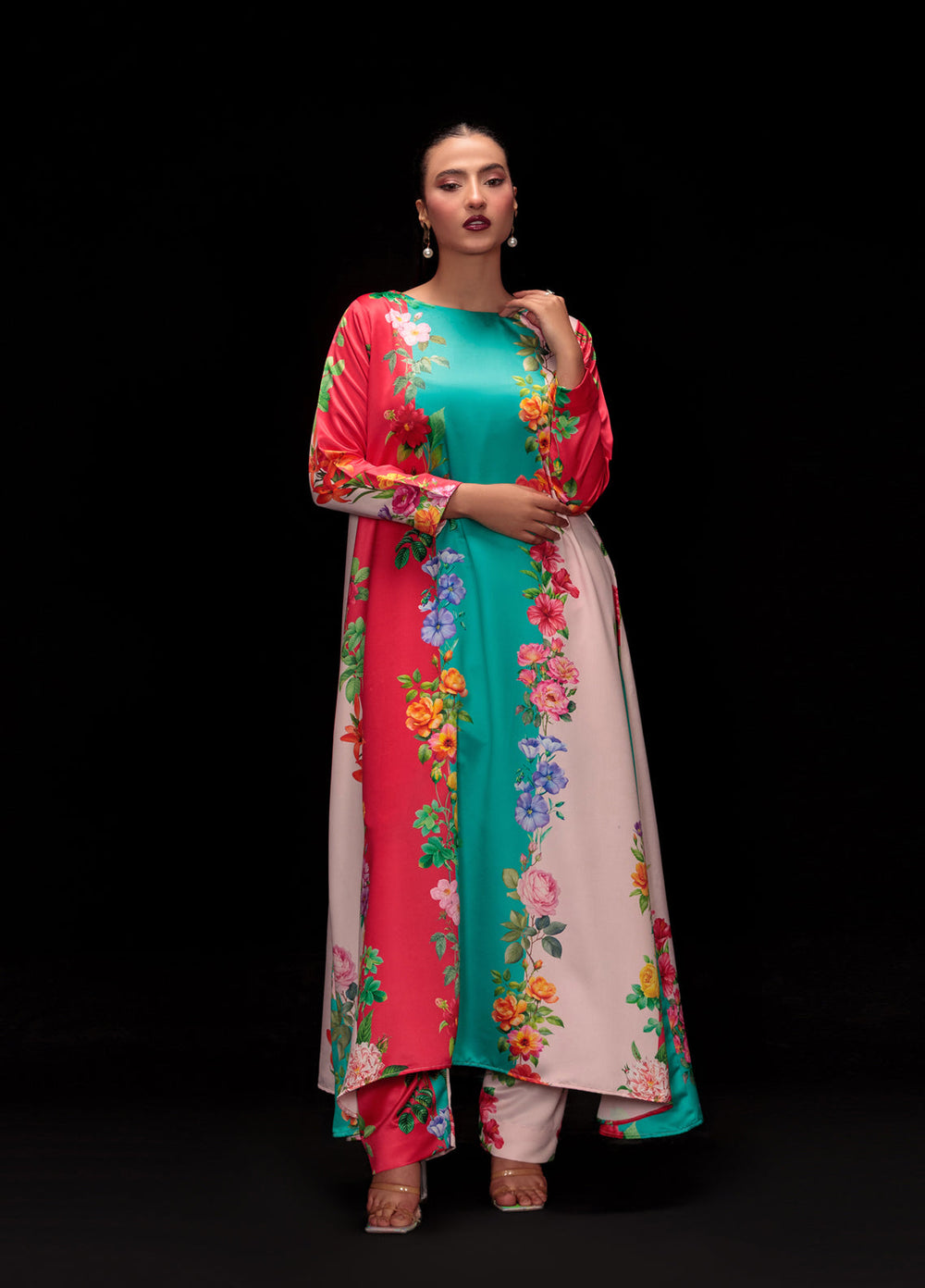 Reet Clothing Pret printed Silk 2 Piece Suit Edenia