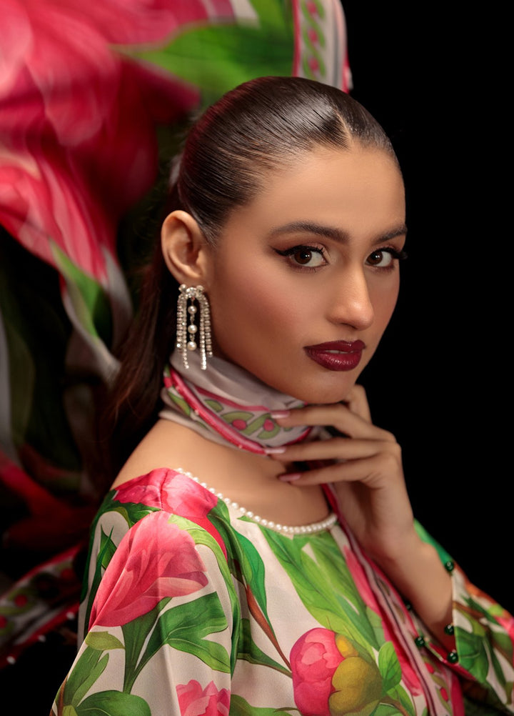 Reet Clothing Pret printed Silk 2 Piece Suit Peonelle