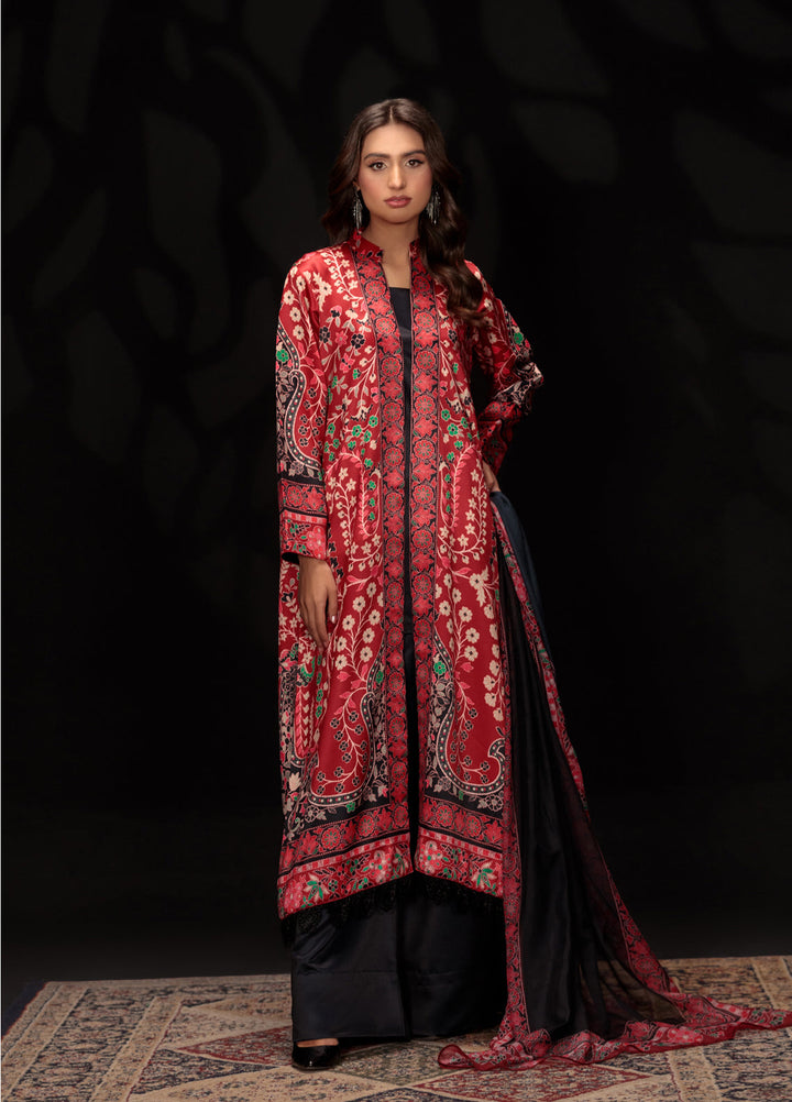 Reet Clothing Pret printed Silk 3 Piece Suit Rubessa