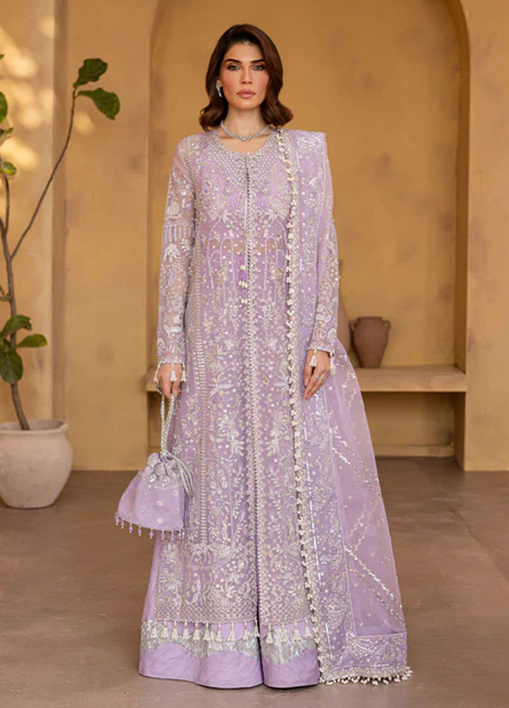 Regalia by Emaan Adeel Embroidered Organza Suits Unstitched 3 Piece EA25RL Aether - Formals Collection