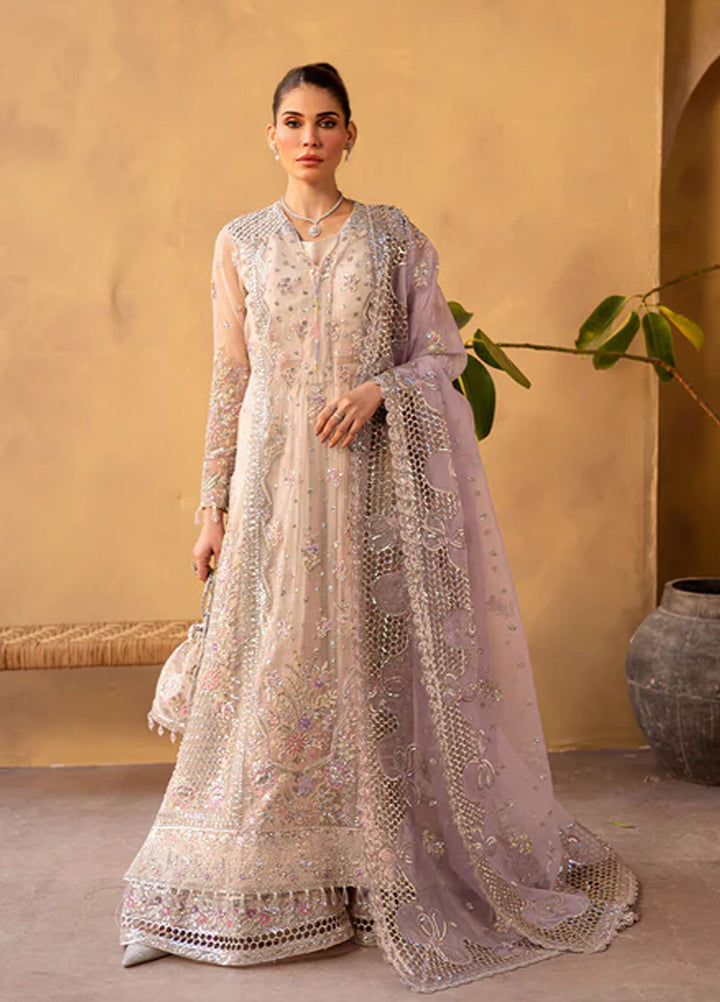 Regalia by Emaan Adeel Embroidered Organza Suits Unstitched 3 Piece EA25RL Lunara - Formals Collection