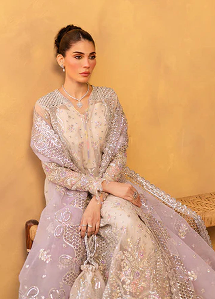 Regalia by Emaan Adeel Embroidered Organza Suits Unstitched 3 Piece EA25RL Lunara - Formals Collection
