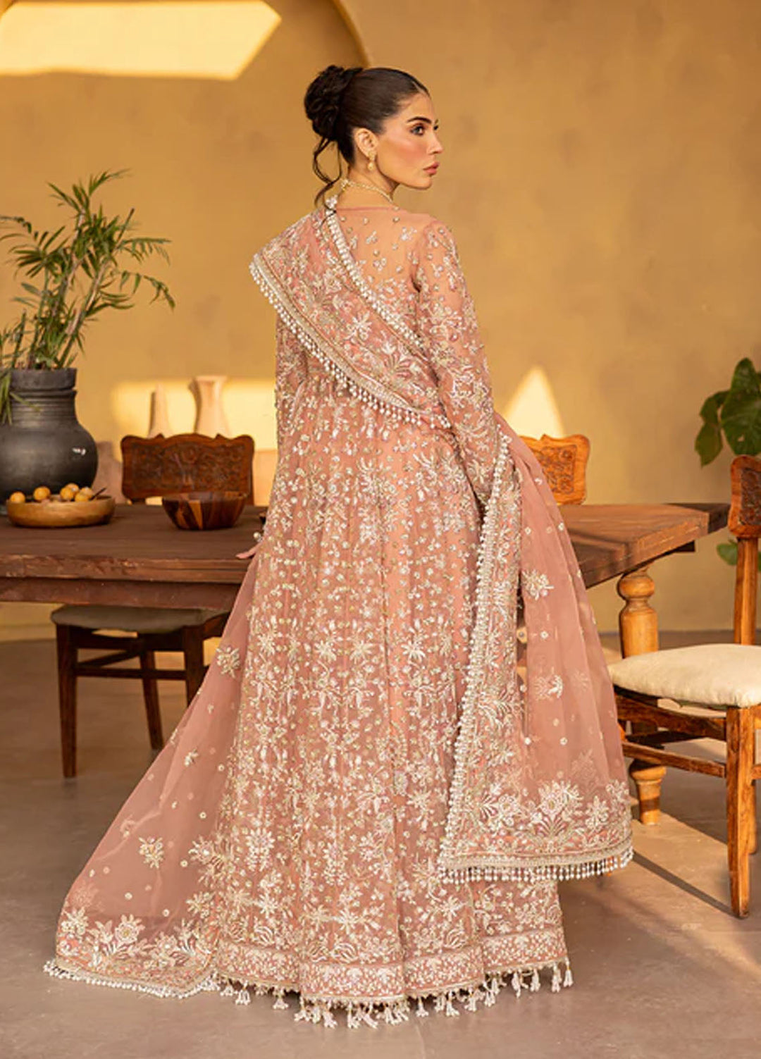 Regalia by Emaan Adeel Embroidered Organza Suits Unstitched 3 Piece EA25RL Mistral - Formals Collection