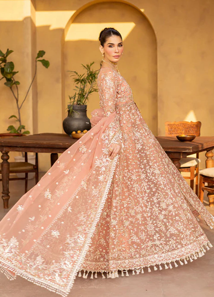 Regalia by Emaan Adeel Embroidered Organza Suits Unstitched 3 Piece EA25RL Mistral - Formals Collection