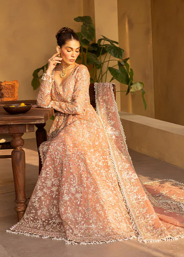 Regalia by Emaan Adeel Embroidered Organza Suits Unstitched 3 Piece EA25RL Mistral - Formals Collection