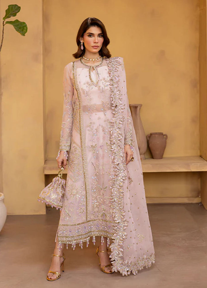 Regalia by Emaan Adeel Embroidered Organza Suits Unstitched 3 Piece EA25RL Veloura - Formals Collection