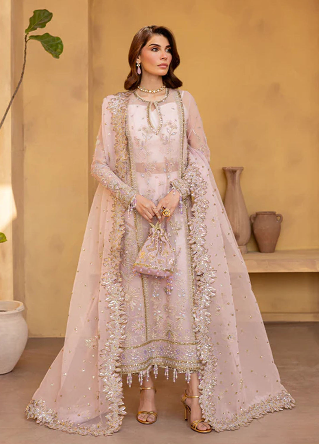 Regalia by Emaan Adeel Embroidered Organza Suits Unstitched 3 Piece EA25RL Veloura - Formals Collection