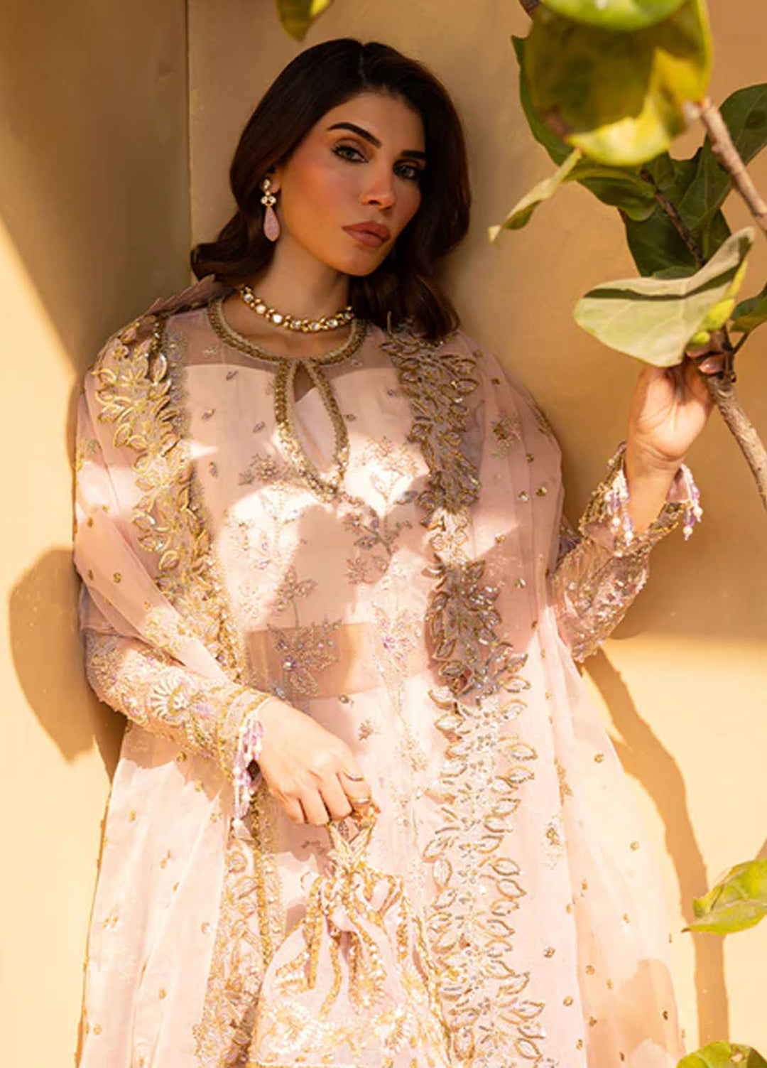 Regalia by Emaan Adeel Embroidered Organza Suits Unstitched 3 Piece EA25RL Veloura - Formals Collection