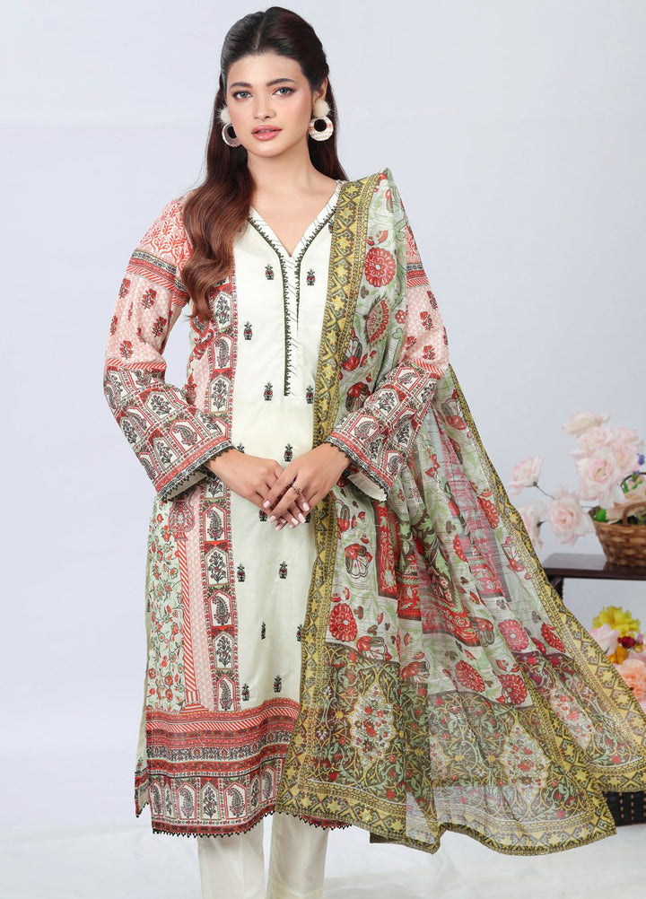 Regalia by Gul Ahmed Embroidered Lawn Suits Unstitched 3 Piece GA24RG RGF-32038 - Summer Collection