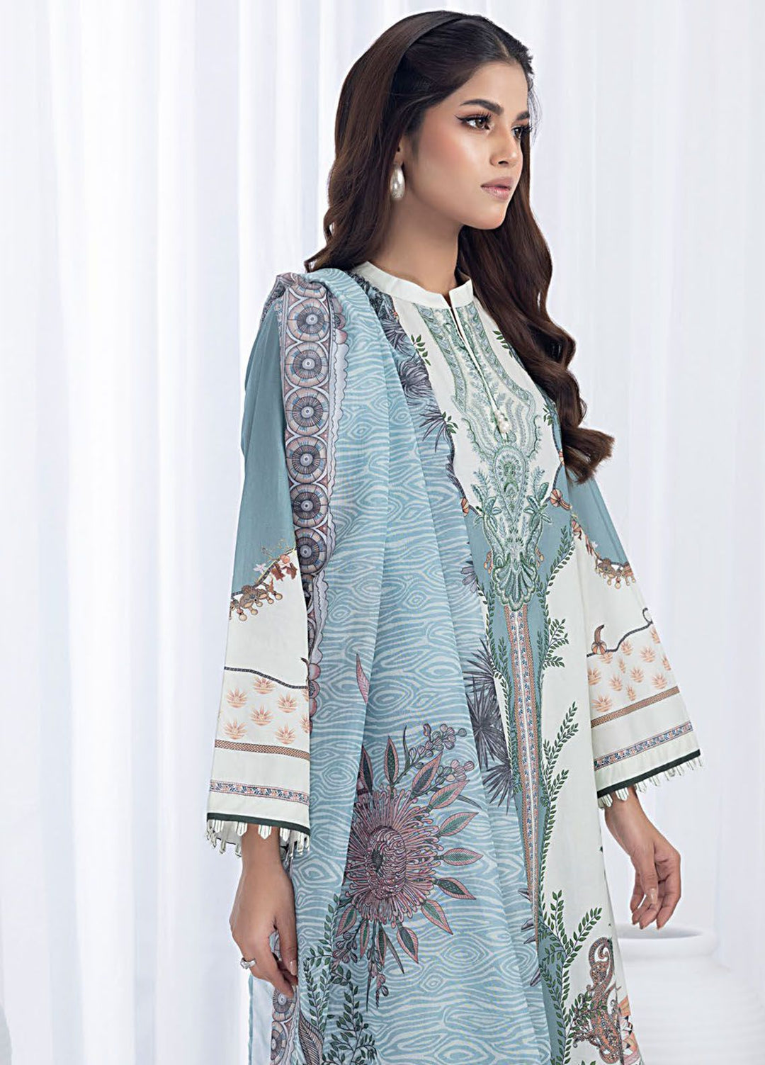 Regalia by Gul Ahmed Embroidered Lawn Suits Unstitched 3 Piece GA24RG RGF-32040 - Summer Collection