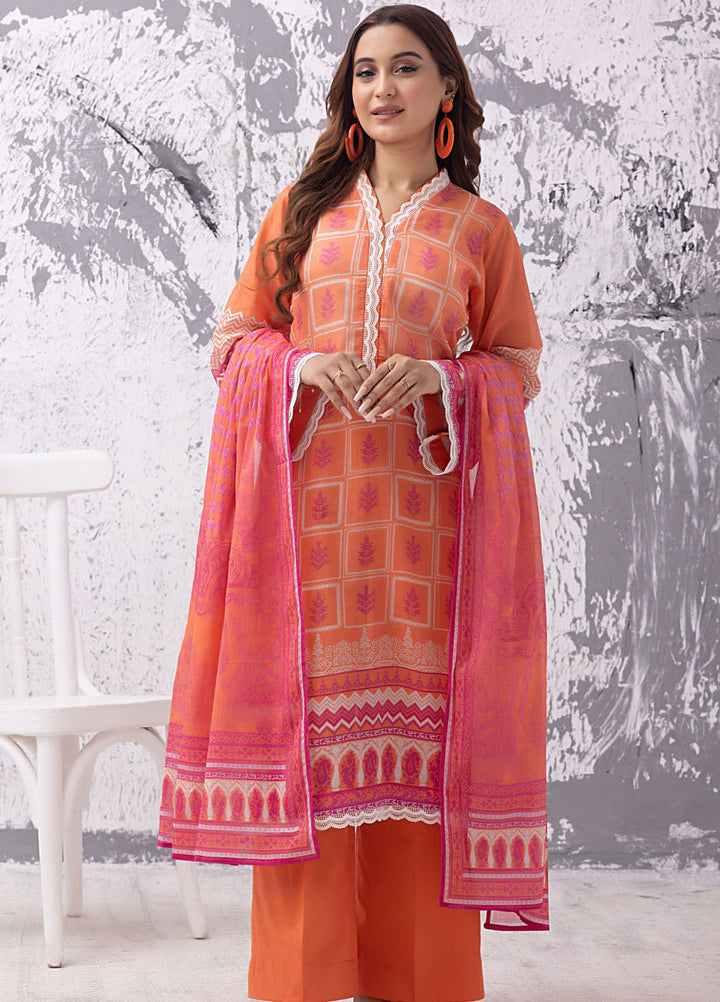 Regalia by Gul Ahmed Printed Lawn Suits Unstitched 3 Piece GA24RG RG-32149 - Summer Collection