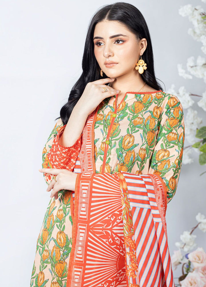 Regalia by Gul Ahmed Printed Lawn Suits Unstitched 3 Piece GA24RG RGF-32034 - Summer Collection