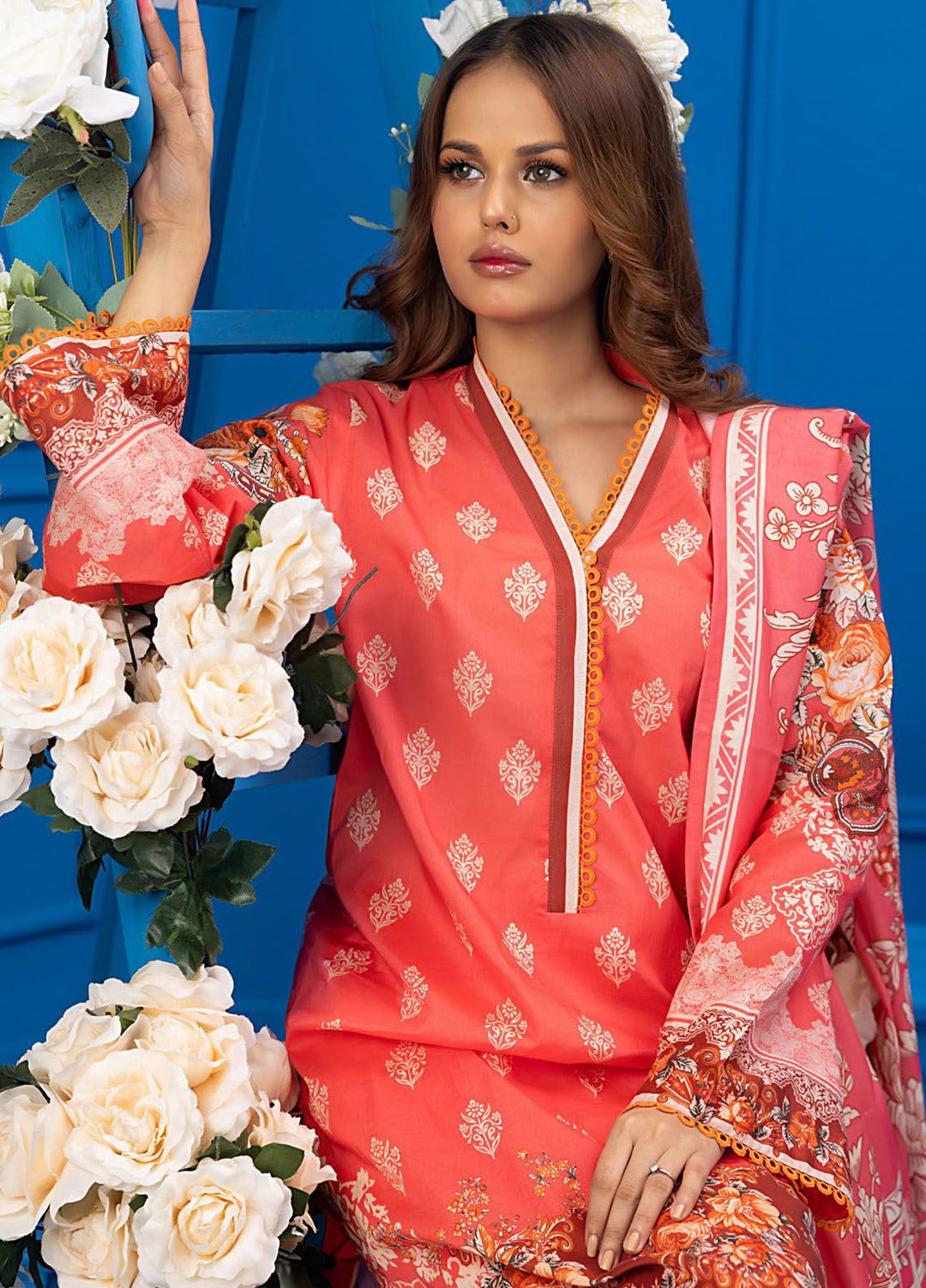 Regalia by Gul Ahmed Printed Lawn Suits Unstitched 3 Piece GA24RG RGF-32037 - Summer Collection