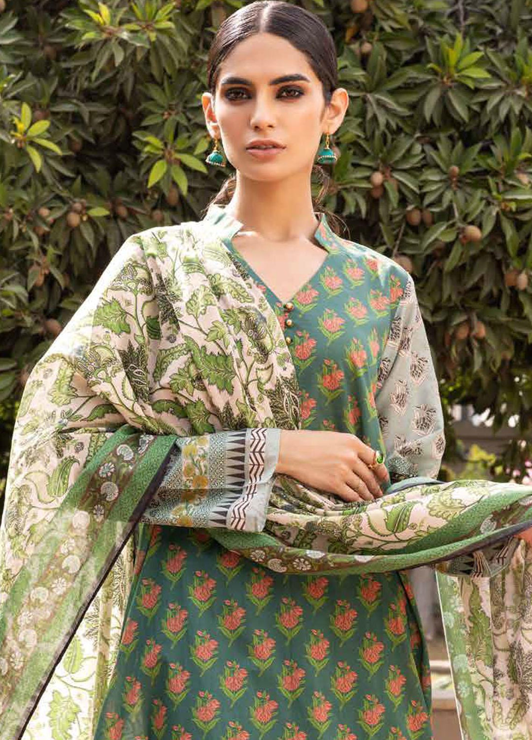 Regalia By Gul Ahmed Printed Lawn Suits Unstitched 3 Piece GA22RL RG-32003 A - Summer Collection
