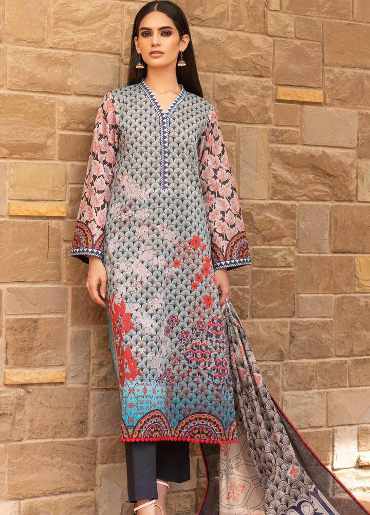 Regalia By Gul Ahmed Printed Lawn Suits Unstitched 3 Piece GA22RL RG-32006 B - Summer Collection