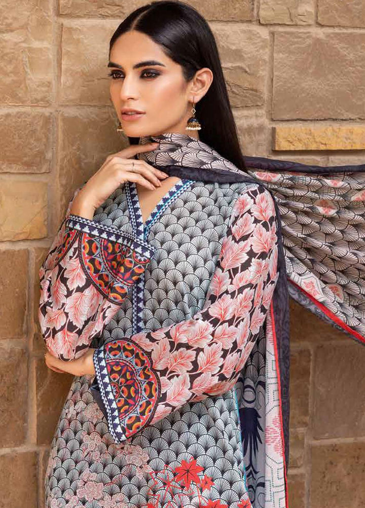 Regalia By Gul Ahmed Printed Lawn Suits Unstitched 3 Piece GA22RL RG-32006 B - Summer Collection