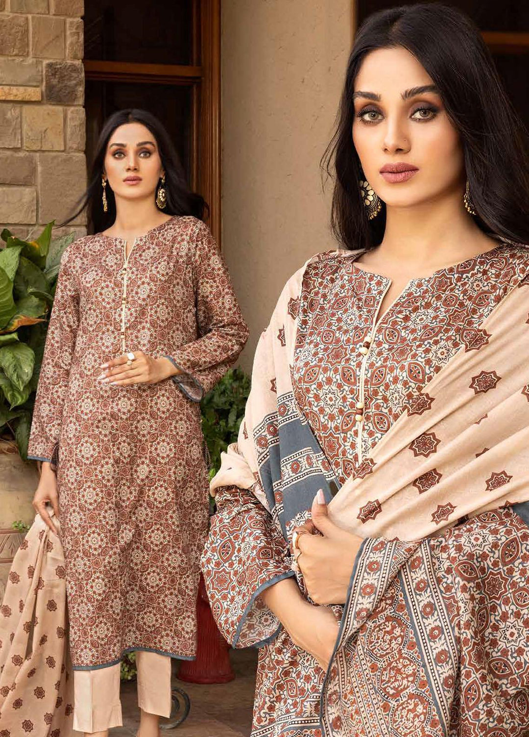 Regalia By Gul Ahmed Printed Lawn Suits Unstitched 2 Piece GA22RL RGT-32002 - Summer Collection