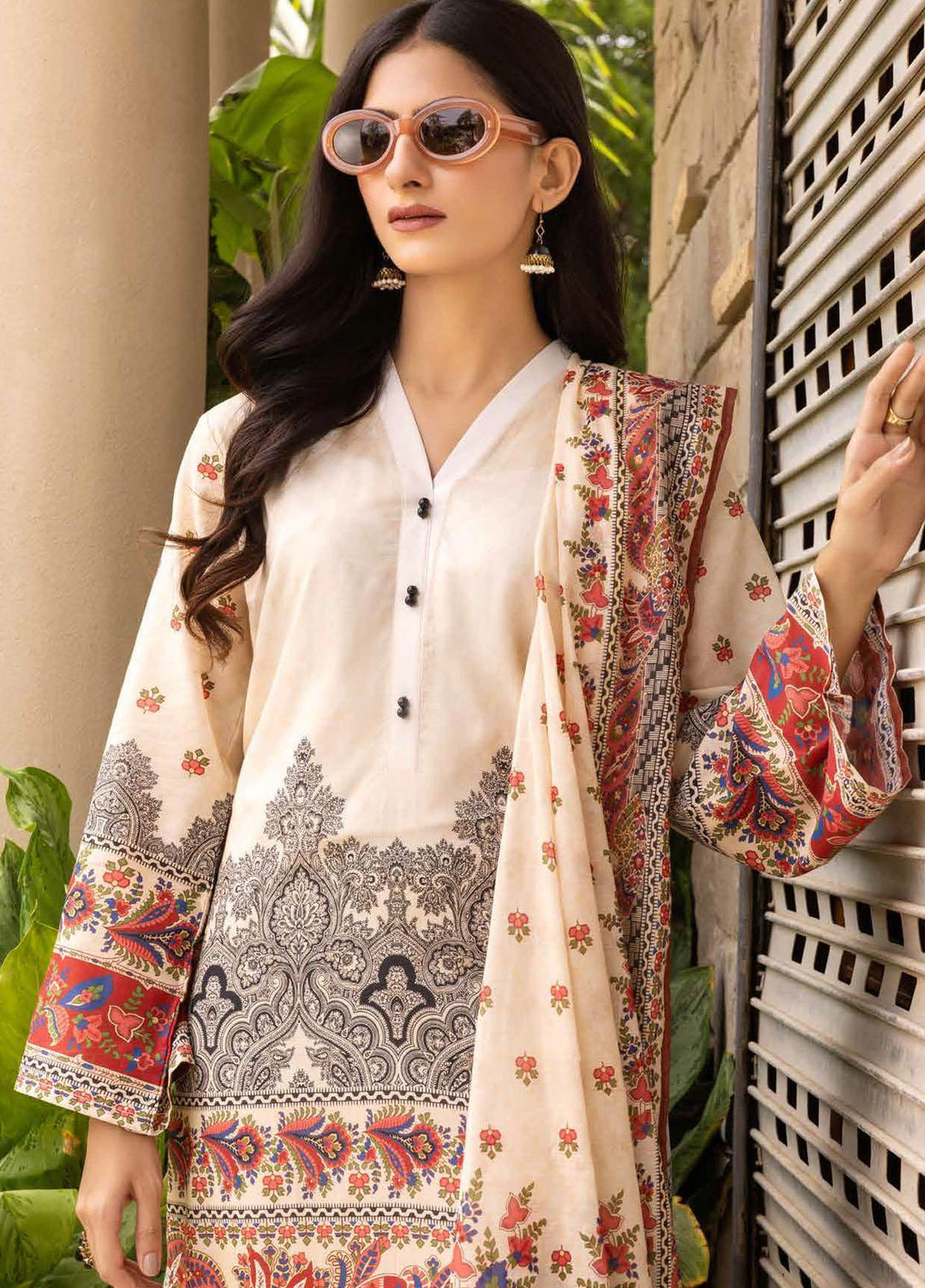 Regalia By Gul Ahmed Printed Lawn Suits Unstitched 2 Piece GA22RL RGT-32008 - Summer Collection