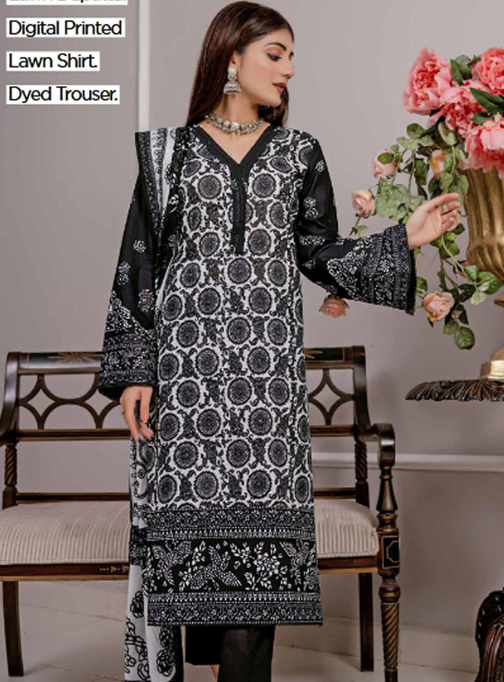 Regalia By Gul Ahmed Printed Lawn Suits Unstitched 3 Piece GA22-R2 RG-32011 - Winter Collection