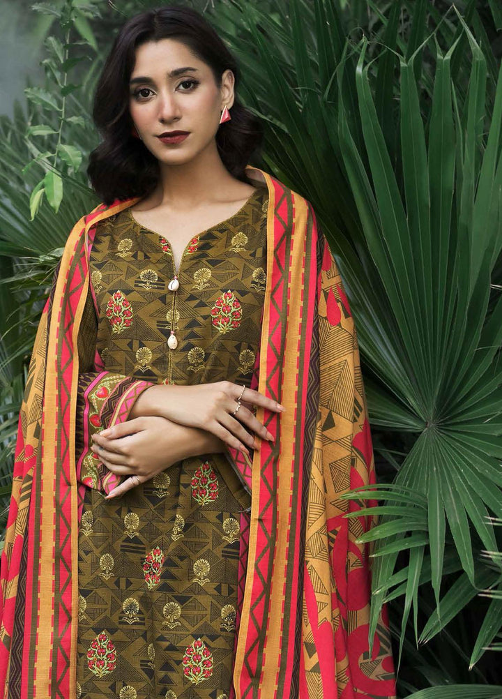 Regalia By Gul Ahmed Printed Khaddar Suits Unstitched 3 Piece GA22RG-1 WR22039 - Winter Collection