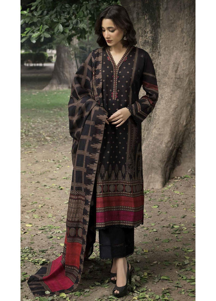 Regalia By Gul Ahmed Printed Khaddar Suits Unstitched 3 Piece GA22RG-1 WR22035 - Winter Collection